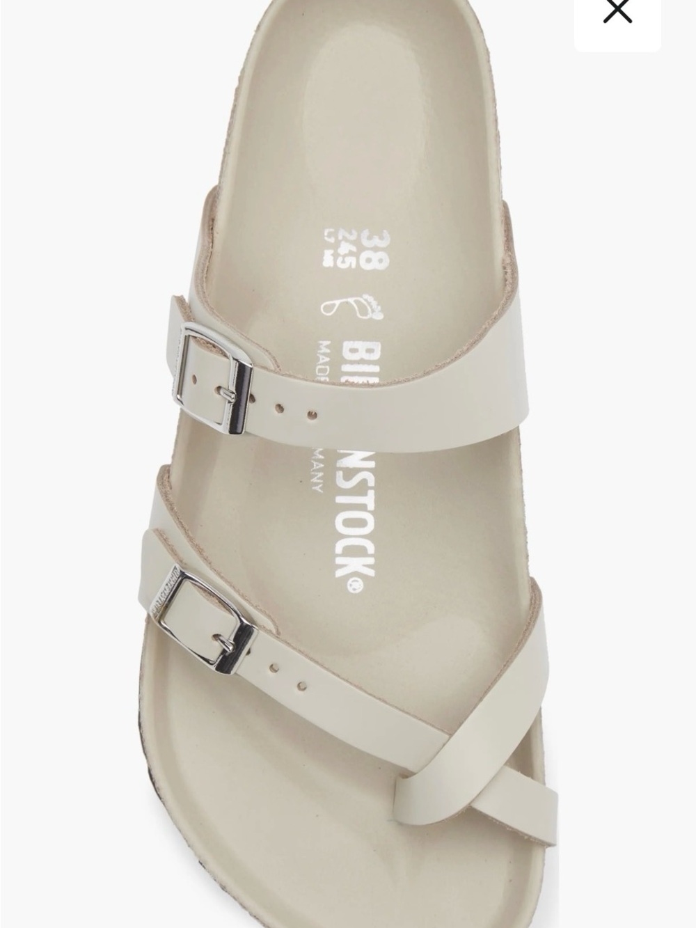 Birkenstock Mayari Women's Two-Buckle Slide Sandal- Oyster
Size 39 - Picture 1 of 7